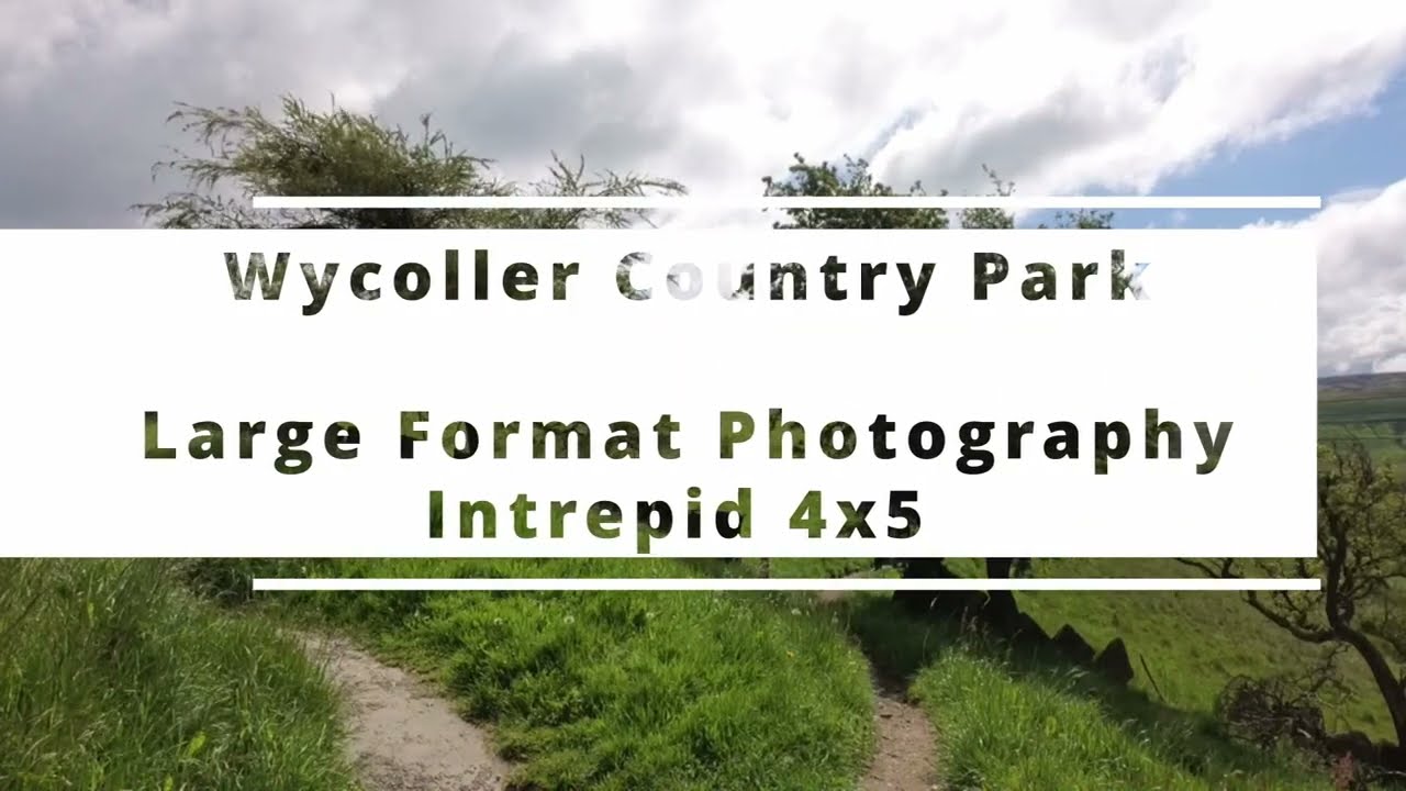 Large Format Photography - Aliens and the Great British Countryside around Wycoller Country Park