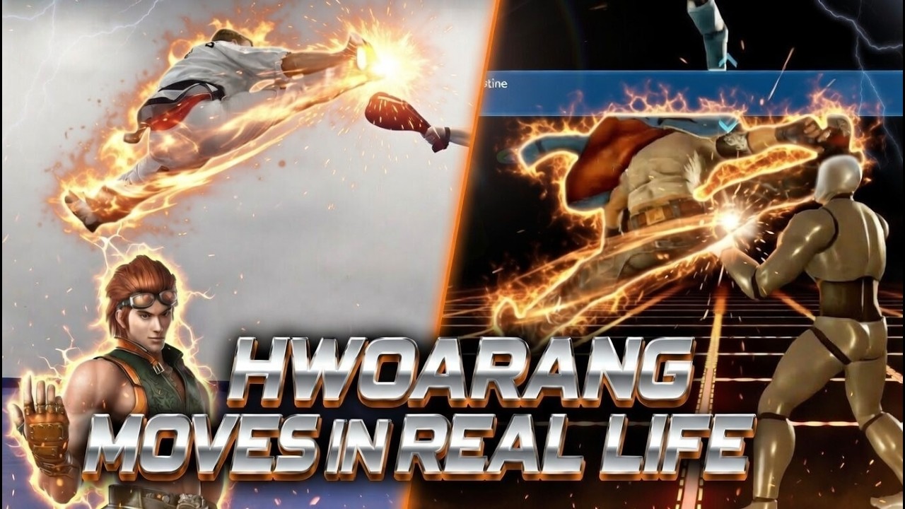 Real Life Tekken | Hwoarang's Moves List Part 1 | Taekwondo Kicks