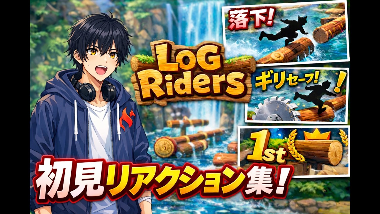 音量注意‼協力ゲーをソロでやってみた【Log Riders】
