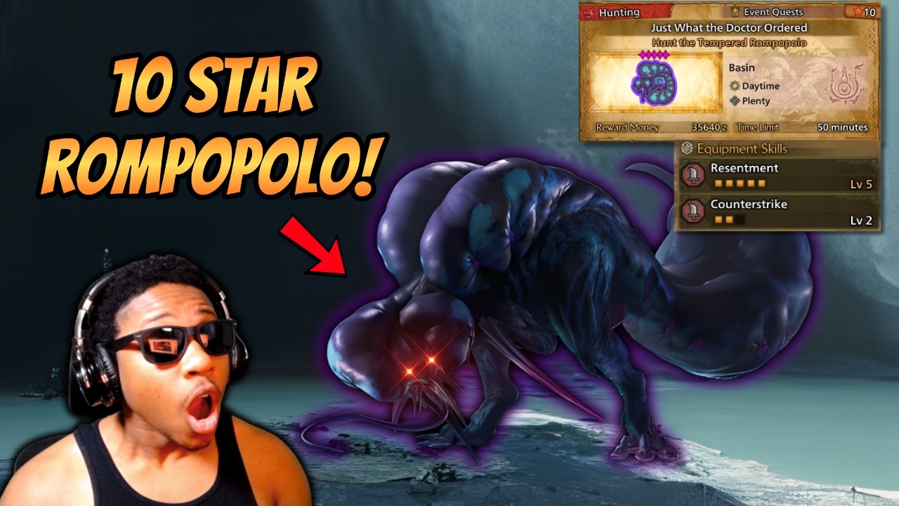 NEW 10 STAR ROMPOPOLO EVENT QUEST! (JUST WHAT THE DOCTOR ORDERED) | MONSTER HUNSTER WILDS