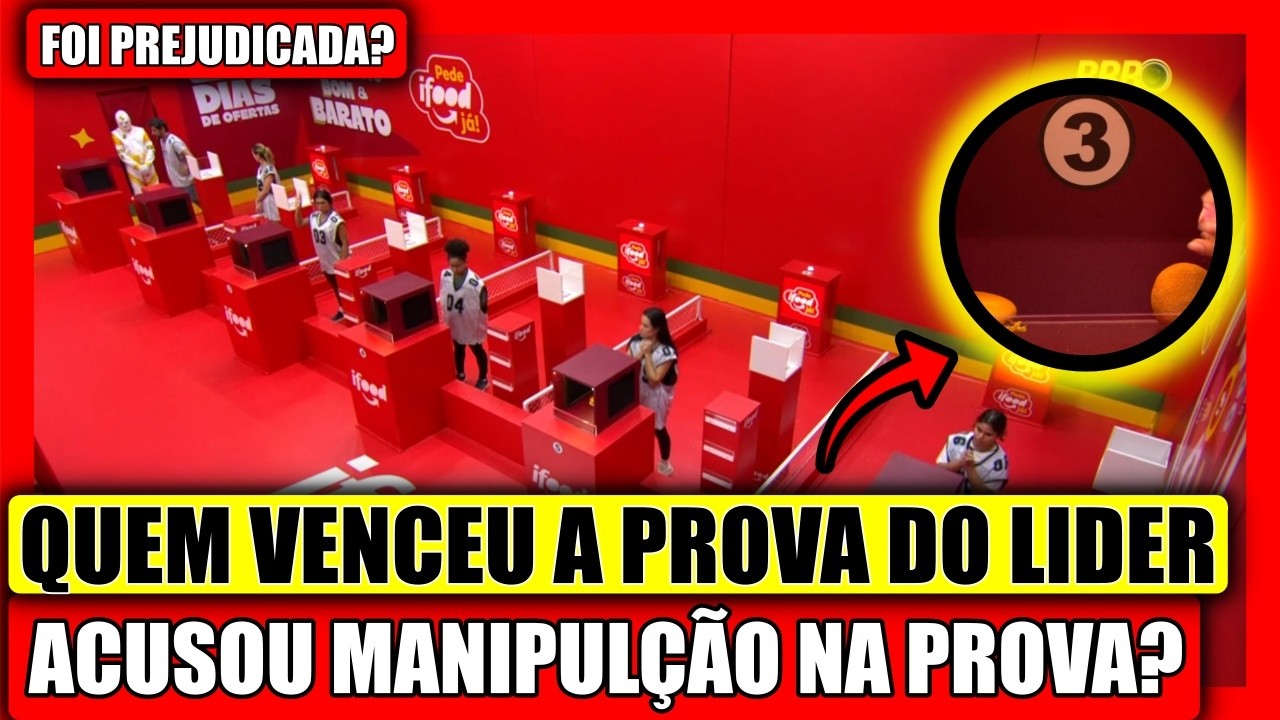 🔥 MANIPULA&Ccedil;&Atilde;O NA PROVA LIDER? ANA PAULA DESCLASSIFICADA, COWBOY, MILENA E JORDANA NA FINAL BBB 26