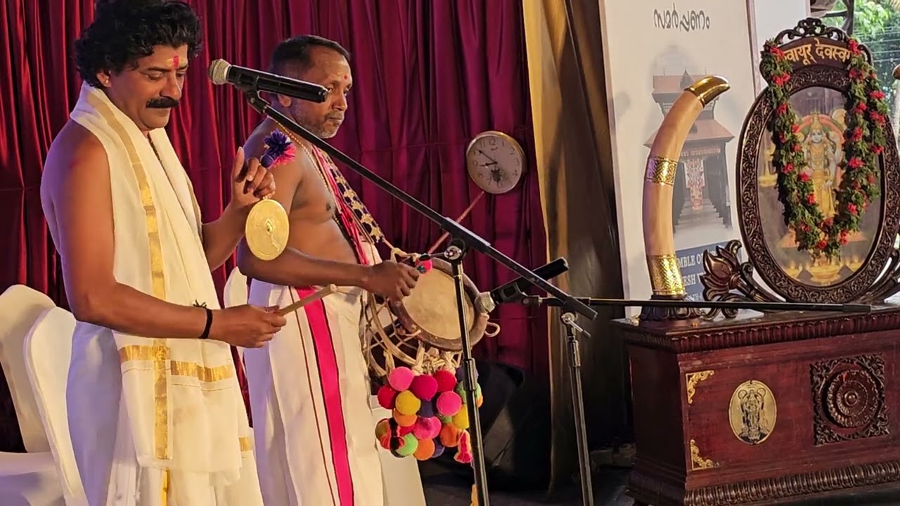 HARIGOVINDAN MANIKANDAN PERINGODE AT GURUVAYUR TEMPLE MANDAPAM SAMARPPANAM VIGNESH 004