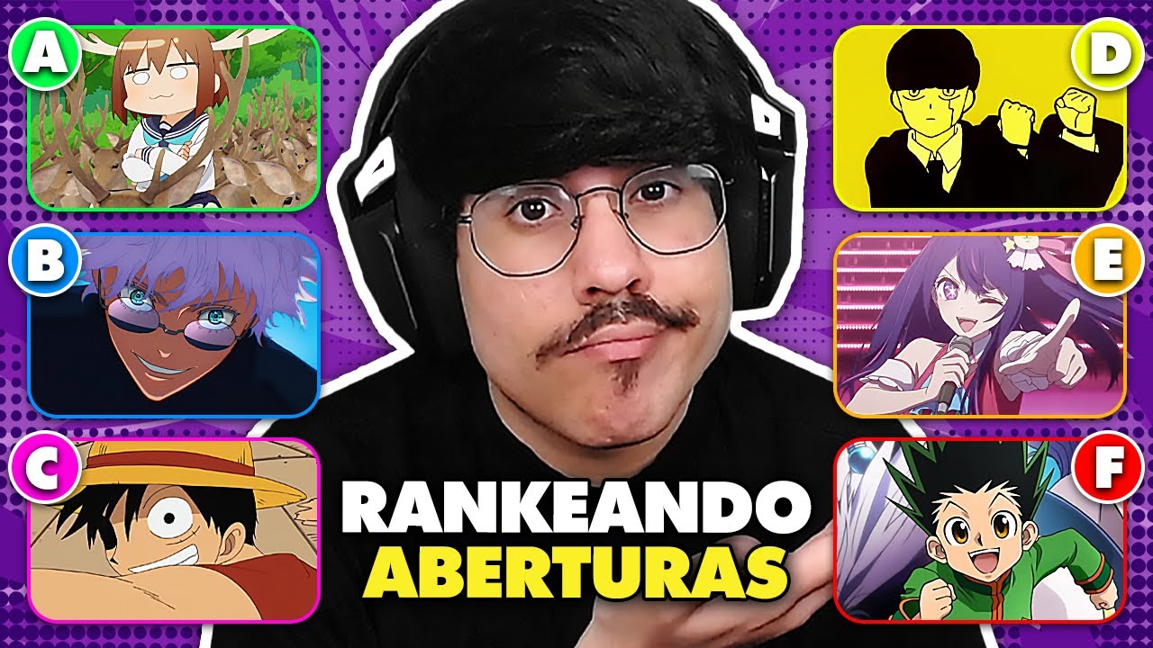 Rankeando aberturas de anime de maneira POLÊMICA (ft. @Lhamatorrinco)