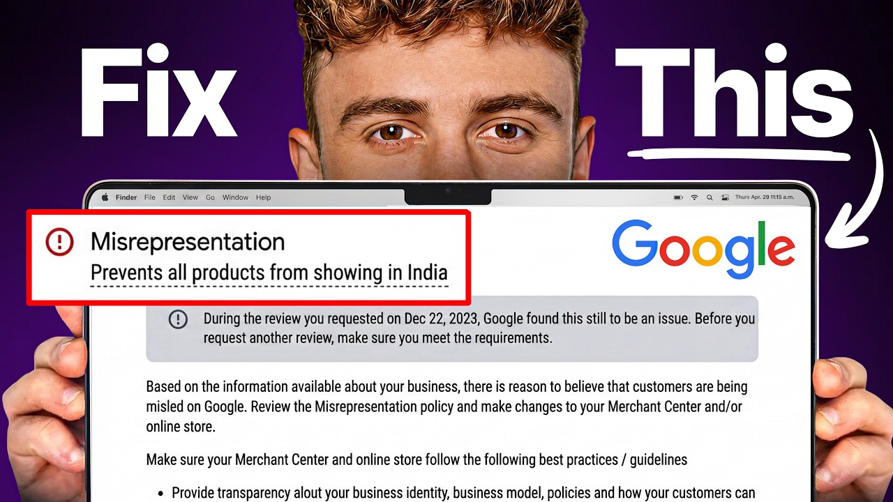 The New Way To Fix Google Merchant Center Misrepresentation Errors