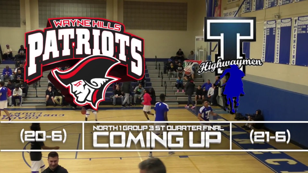 2017 North 1 Group 3 State Quarter-Final Boys Basketball Wayne Hills vs Teaneck