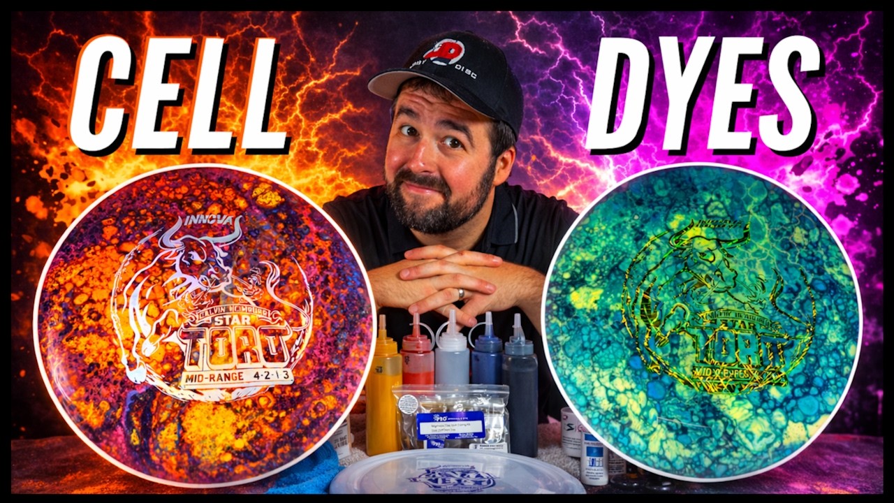 Disc DYEING for NEWBIES (Cell Dyeing Technique)