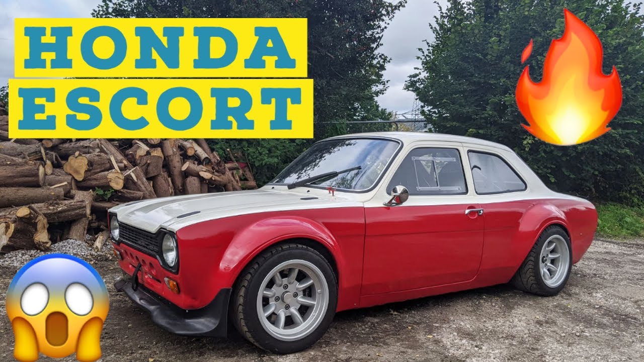 HONDA POWERED ESCORT *INSANE* RSR Spaceframe F20C ITB's Ford Escort