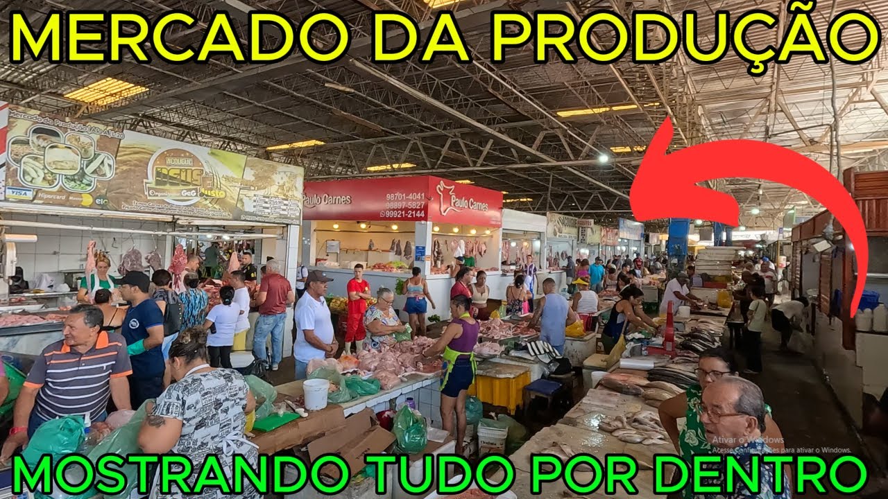 MERCADO DA PRODUÇÃO | MOSTRANDO TUDO POR DENTRO | Maceió - AL | 4K UHD