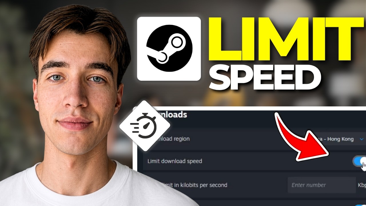 How To Limit Download Speed On Steam 2026 | Step By Step
