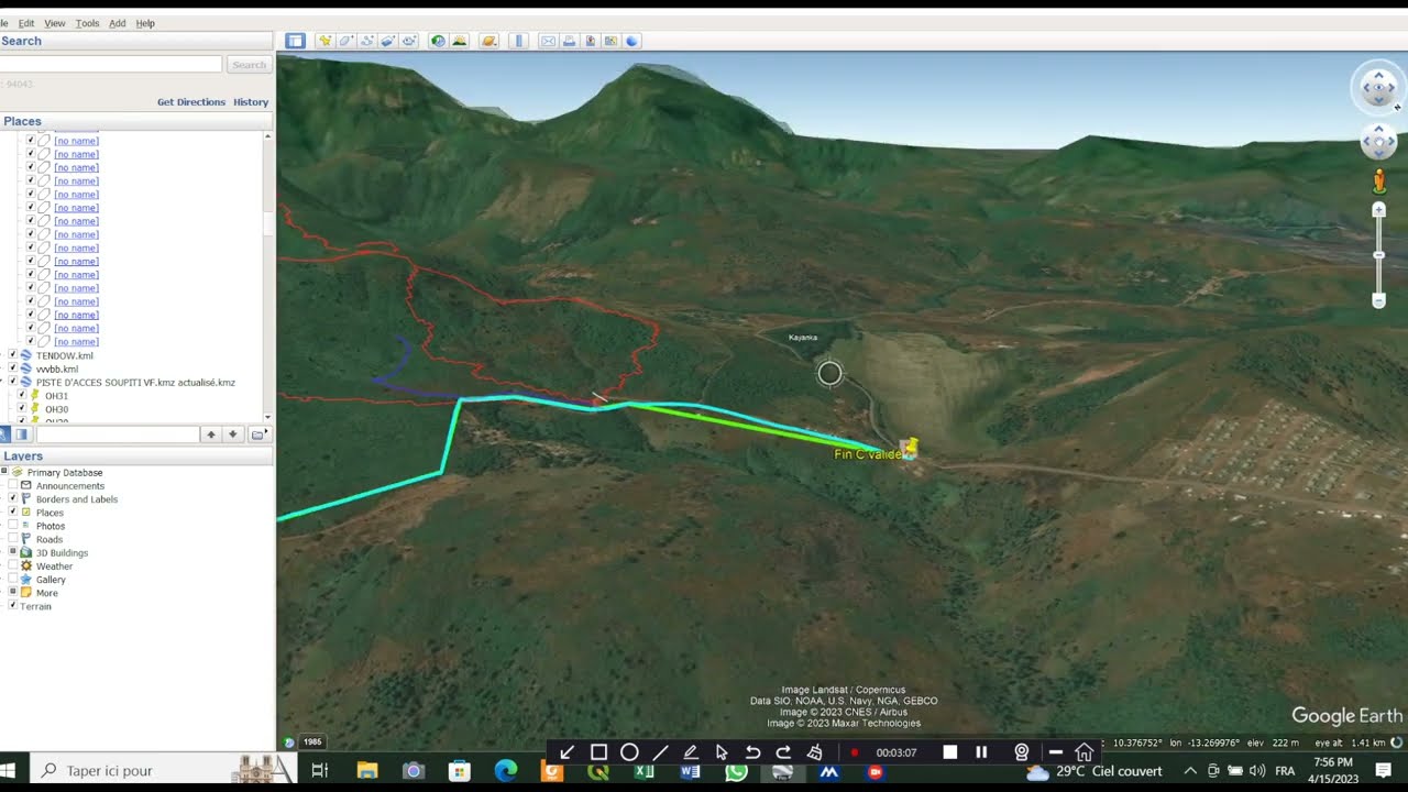 DIMENSIONNEMENT D'OUVRAGES HYDRAULIQUES POUR UN PROJET ROUTIER AVEC QGIS