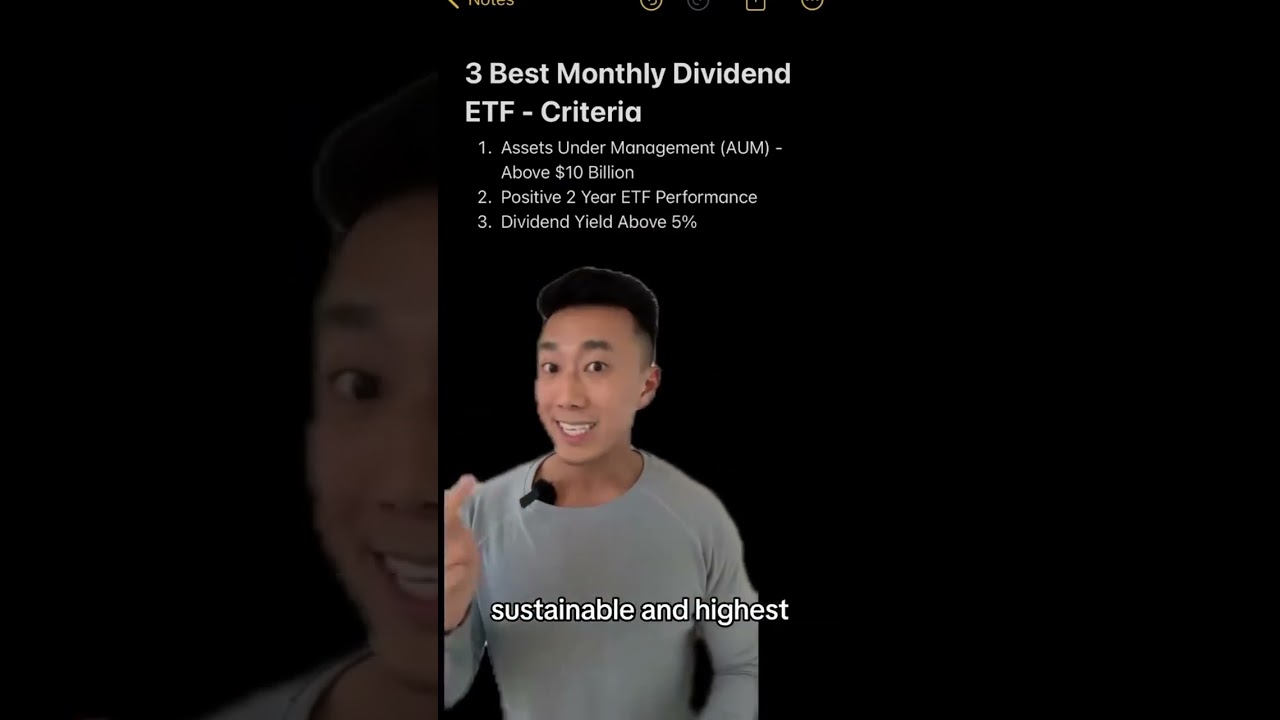🤑 These are the 3 best, reputable, sustainable and highest paying monthly dividend ETFs