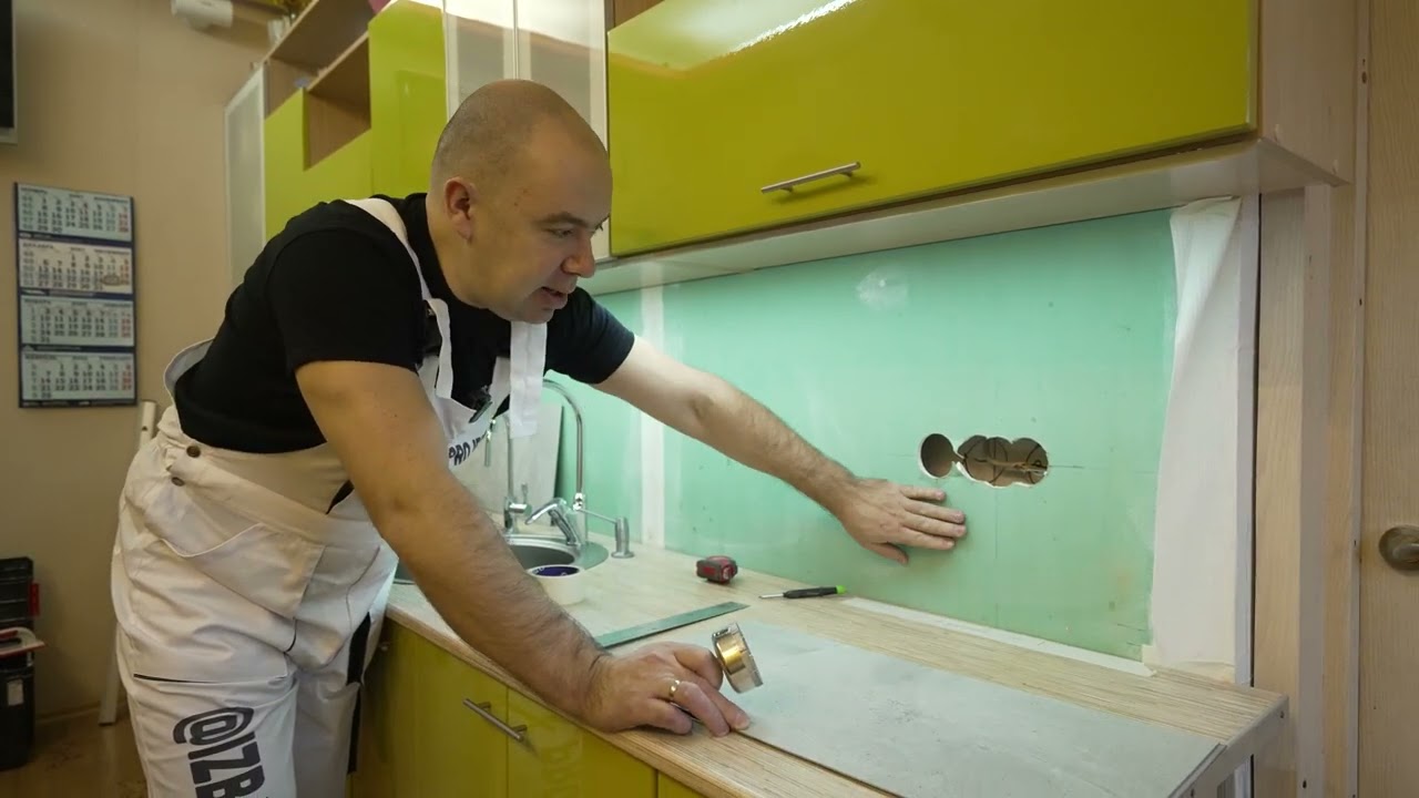 Часть №1 Кухонный фартук своими руками из кварц винила Aquafloor Стеновая панель Aquawall на фартук