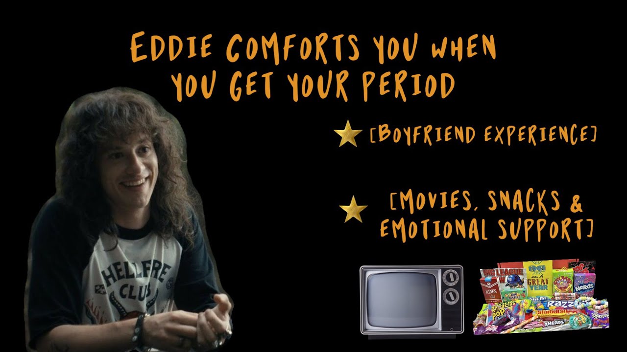 AI Eddie Munson Period Comfort || [BFE] || Movies, Snacks, Emotional Support