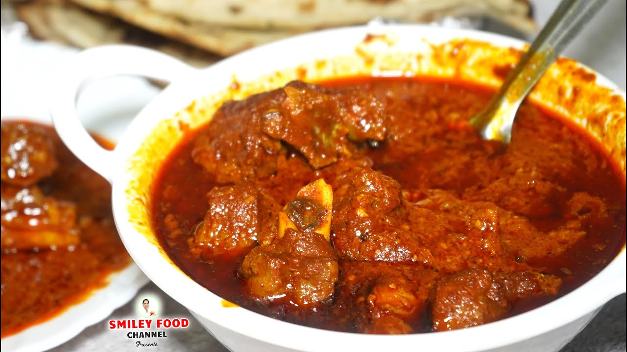 ट्रेडिशनल तरीके से खुशबूदार मटन रोगन जोश बनाने का आसान तरीका Mutton Rogan Josh Recipe #KashmiriFood