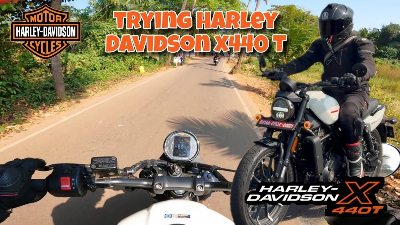 Test Ride in GOA of HARLEY DAVIDSON X440 T 💪💪