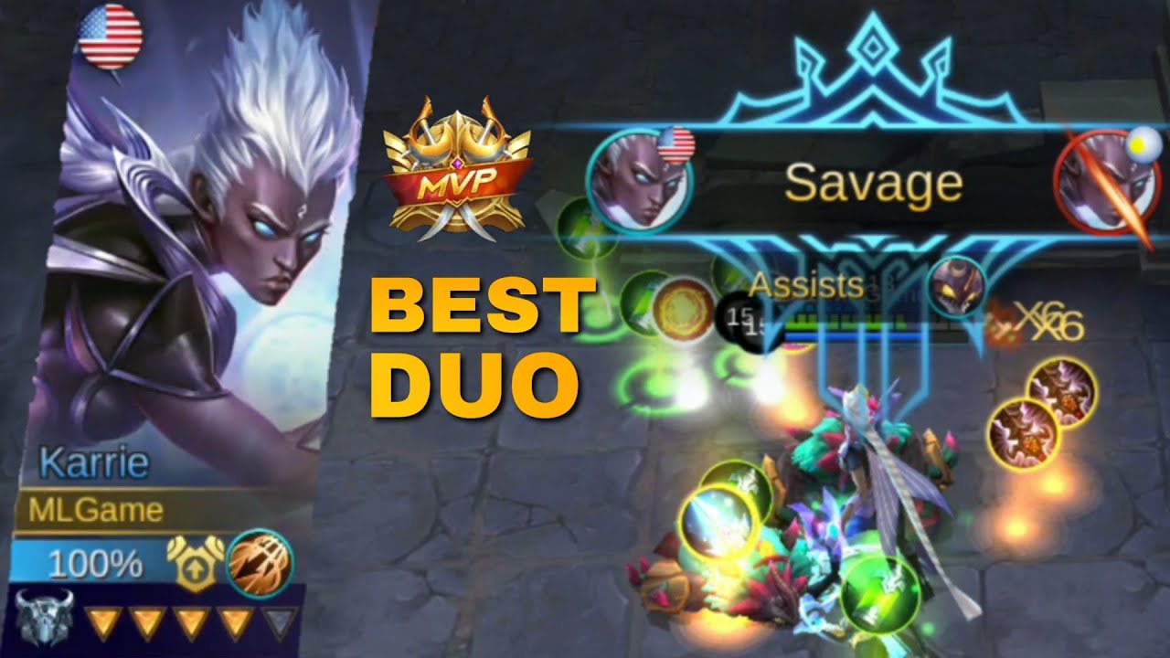 Survival Mode : Karrie Best Duo Gameplay - Great Teamwork