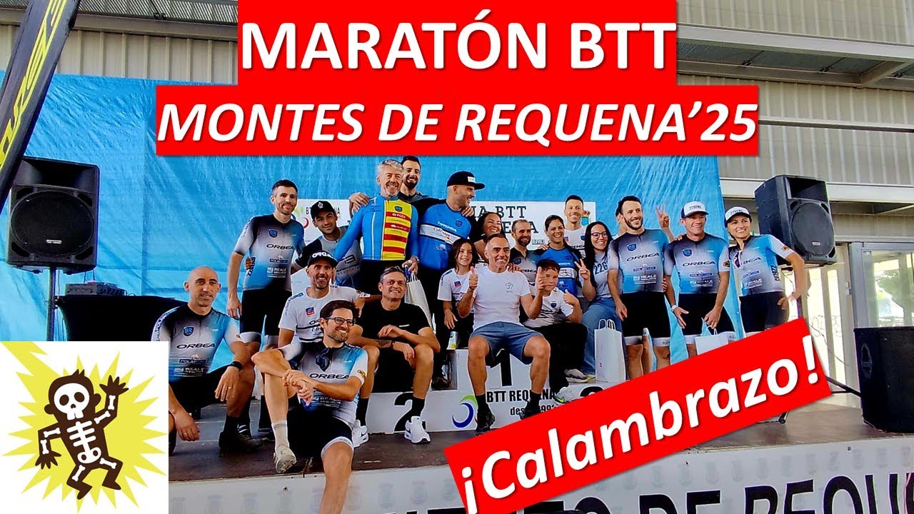Marat&oacute;n BTT Requena'25: &iexcl;Calambrazo!