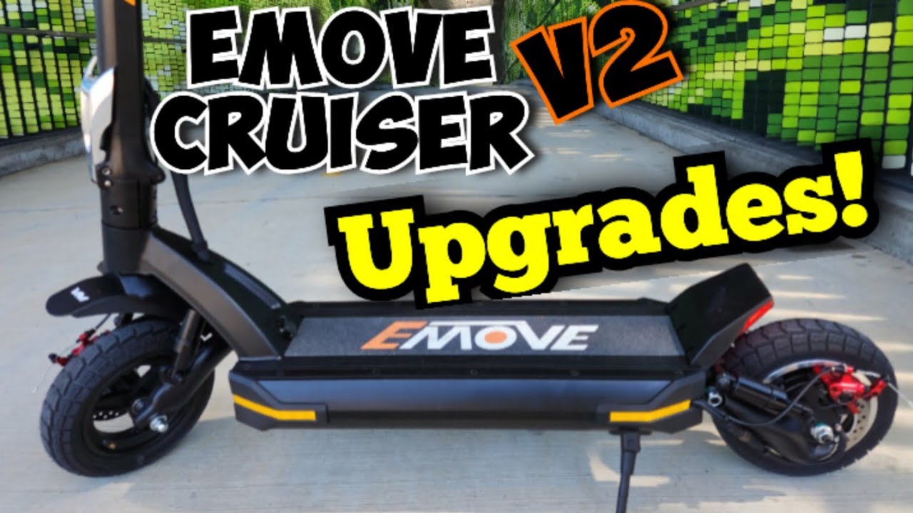 Let's UPGRADE the Emove Cruiser v2 Electric Scooter! Part 1: Suspension Upgrade
