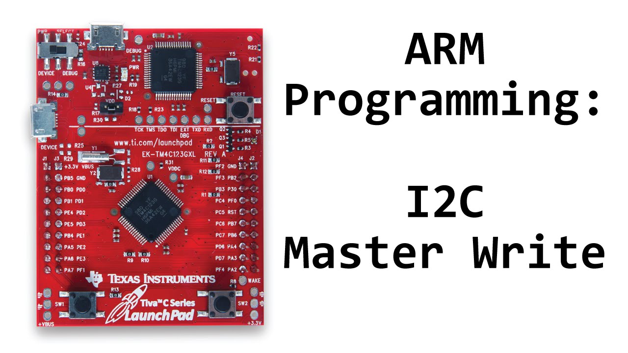 TM4C123 Tutorial: I2C Communication