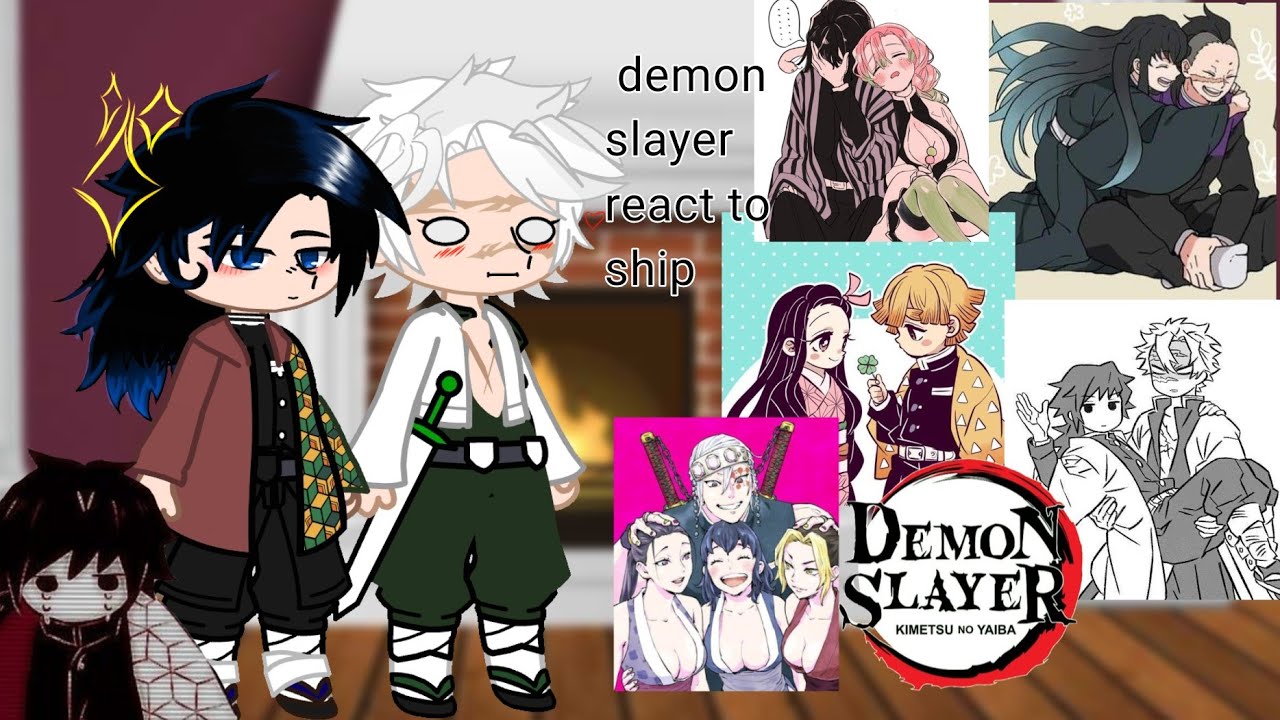 ♡Demon slayer react to some 