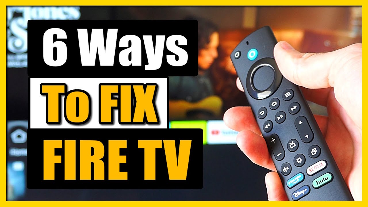 6 способов исправить неработающий FIRE TV (перезапуск и сброс учетной записи)