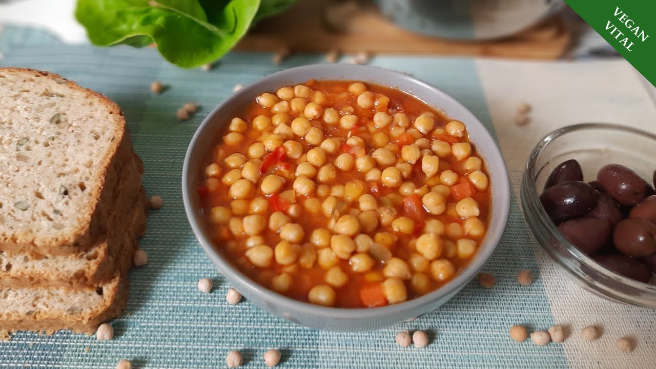 GARBANZOS CON VERDURAS l TRUCO para conseguir Garbanzos Tiernos l VIDA SALUDABLE ✅