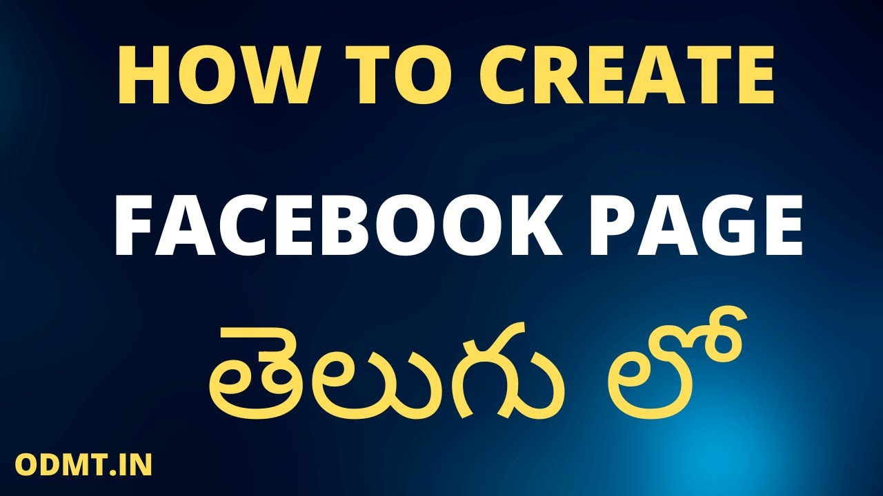 How to Create Facebook Page Tutorial in Telugu 2023 | Linking Instragram page with Facebook page