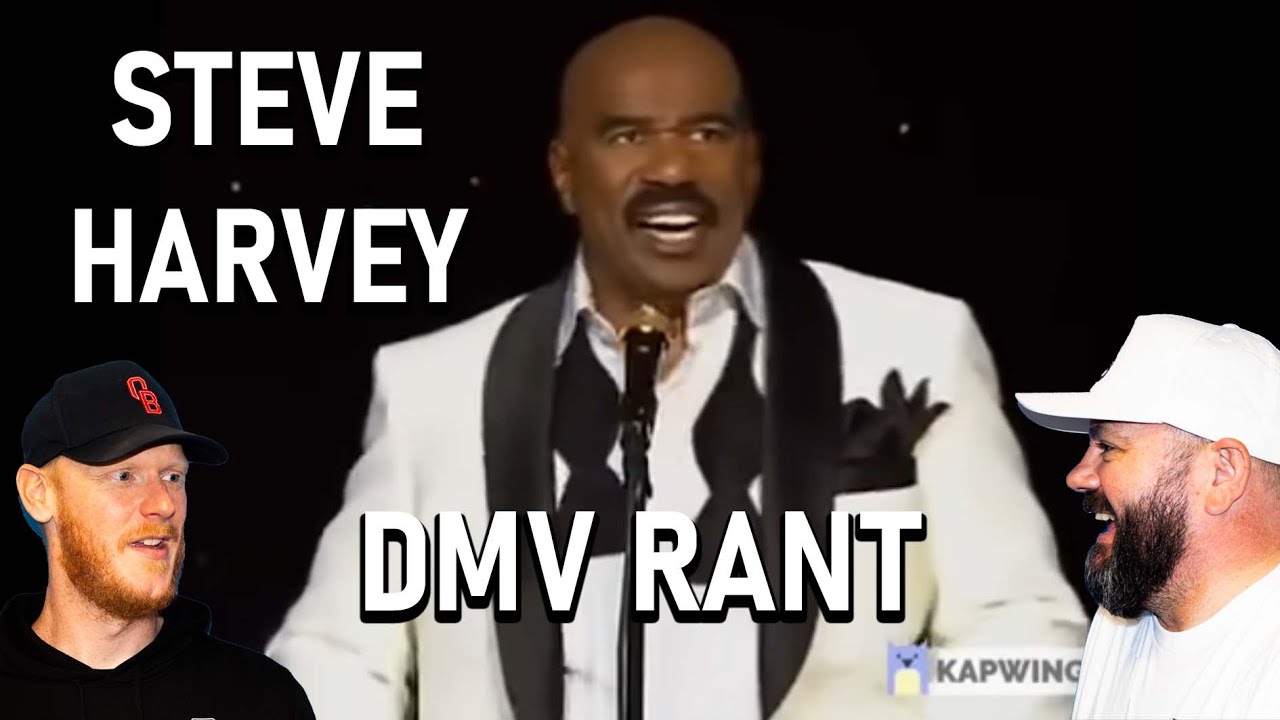 Steve Harvey DMV Rant REACTION!! | OFFICE BLOKES REACT!!