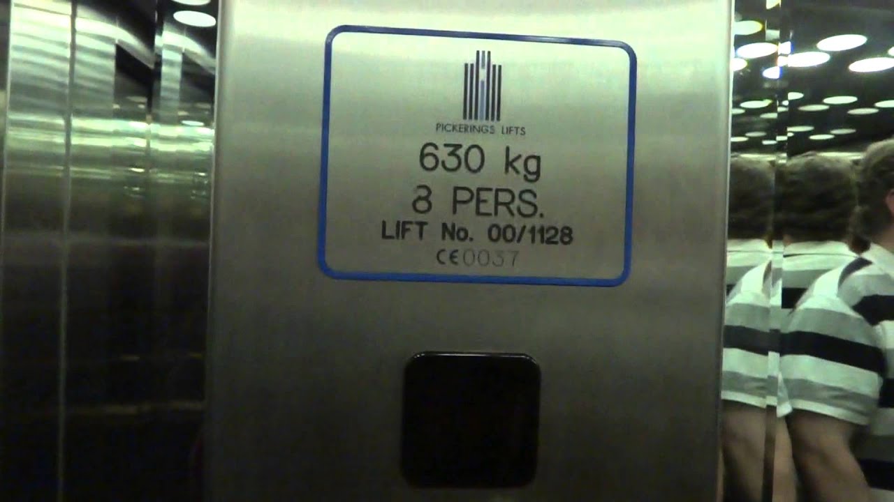 Pickerings traction elevator at the Chequers Hotel, Gatwick