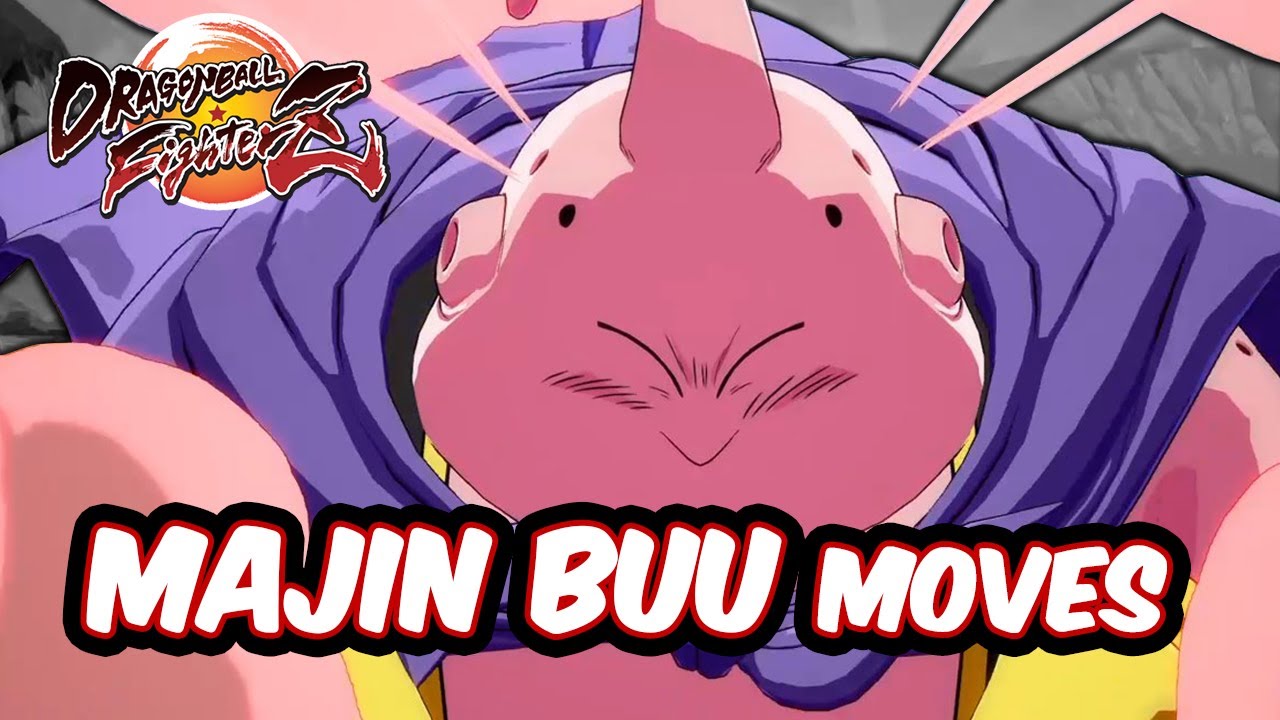 Dragon Ball FighterZ - Majin Buu Moves/ Combos