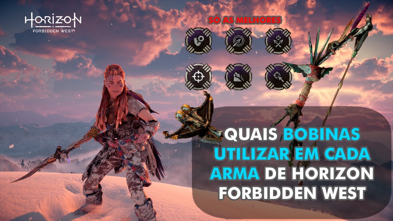 Quais bobinas utilizar em cada arma de Horizon Forbidden West