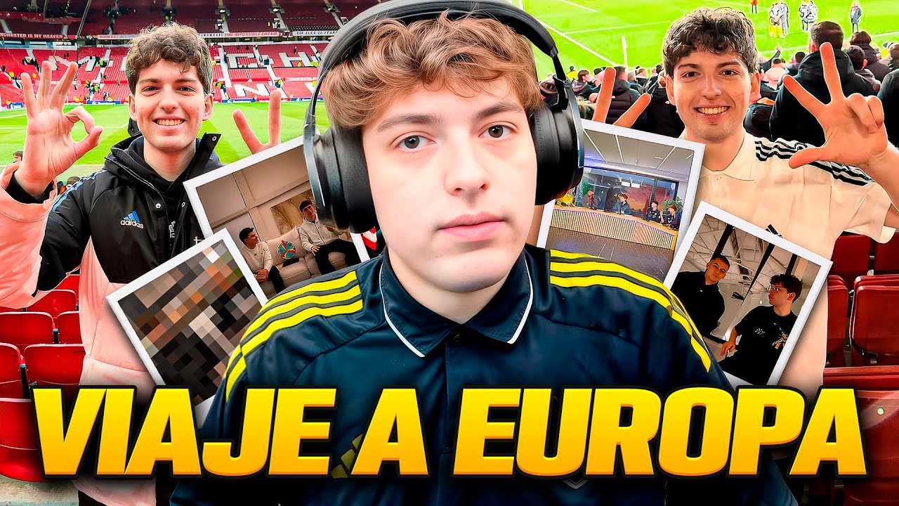 ASI FUE MI VIAJE A EUROPA EN 2026: VLOGS, ANECDOTAS, ESTADIOS y FUTBOLISTAS...
