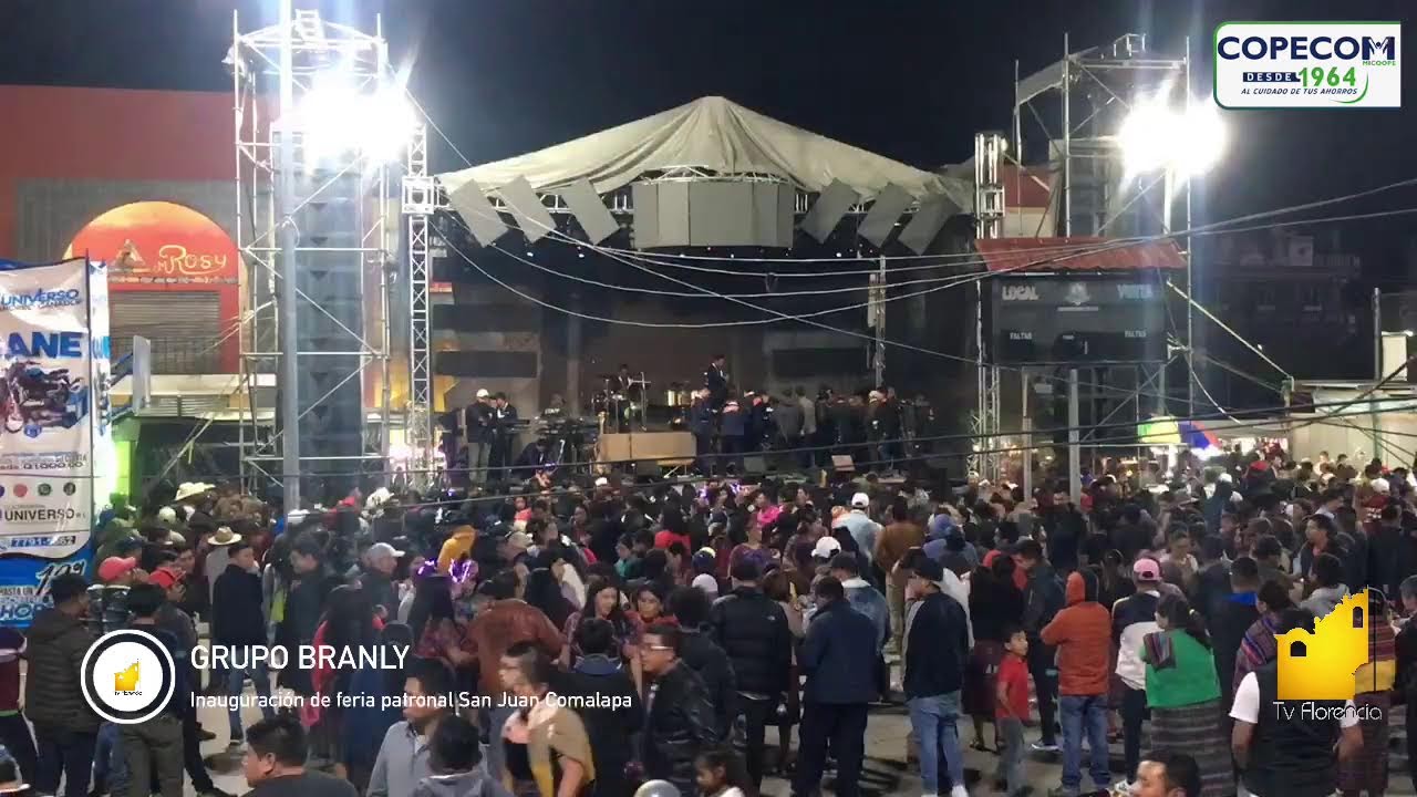 Tercer Set  Concierto Grupo Branly Inauguración de Feria San Juan Comalapa