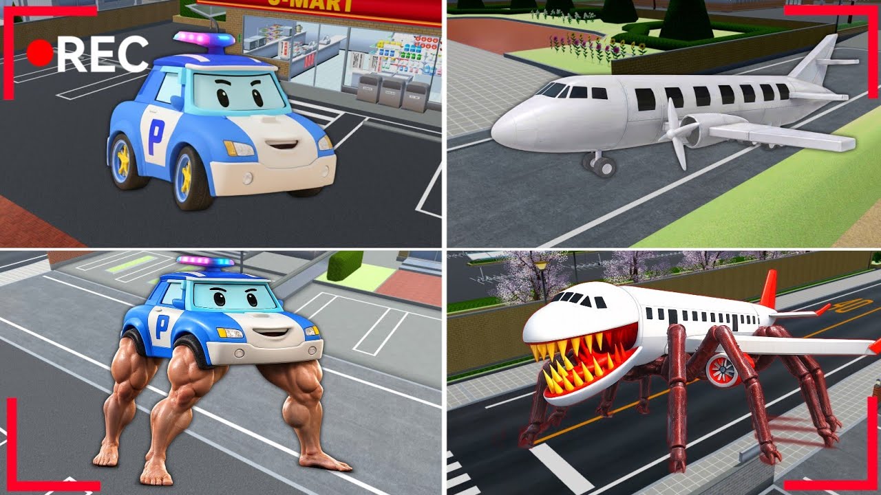Yuta Mio Panik CCTV Rekam Robocar Poli, Infected Sky Serang Kota Sakura 😱| Sakura School Simulator
