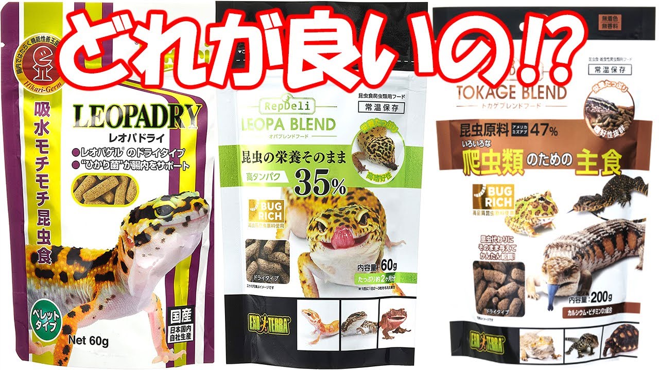 【王道の商品3種類】大手メーカーの人工餌を徹底比較してみた正直な感想です。