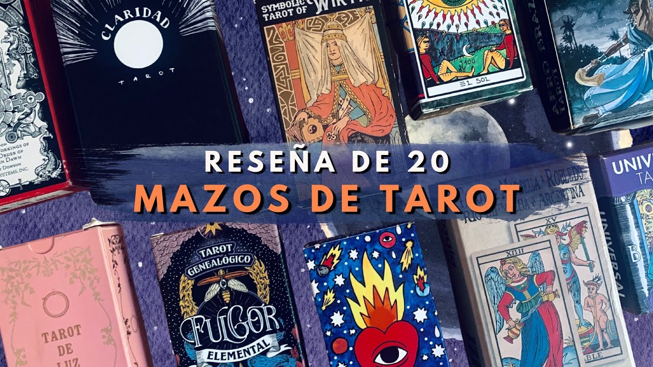 RESEÑA de 20 mazos de Tarot - Review - 20 BARAJAS de Tarot