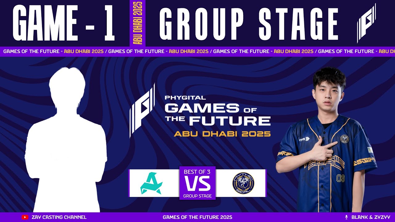 [Game - 1] Aurora Gaming Vs Mythic SEAL | Games of the Future 2025