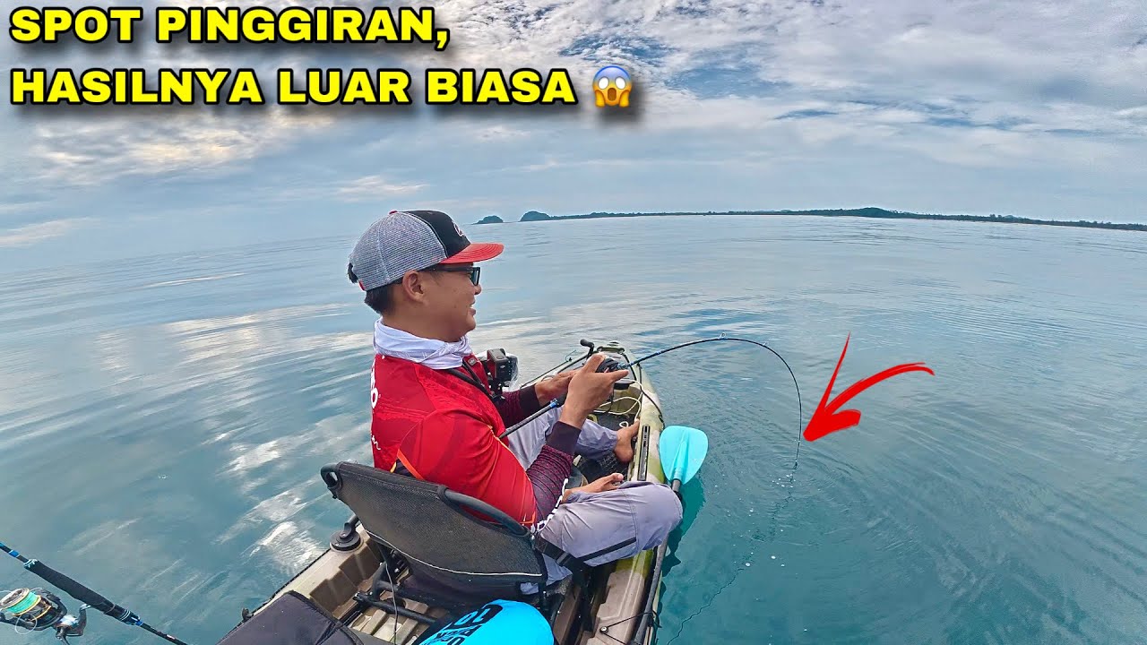 TEPAT DI SARANGNYA‼️PESTA STRIKE MANCING MENGGUNAKAN PERAHU KAYAK, HASIL LANGSUNG DI MASAK NIKMAT