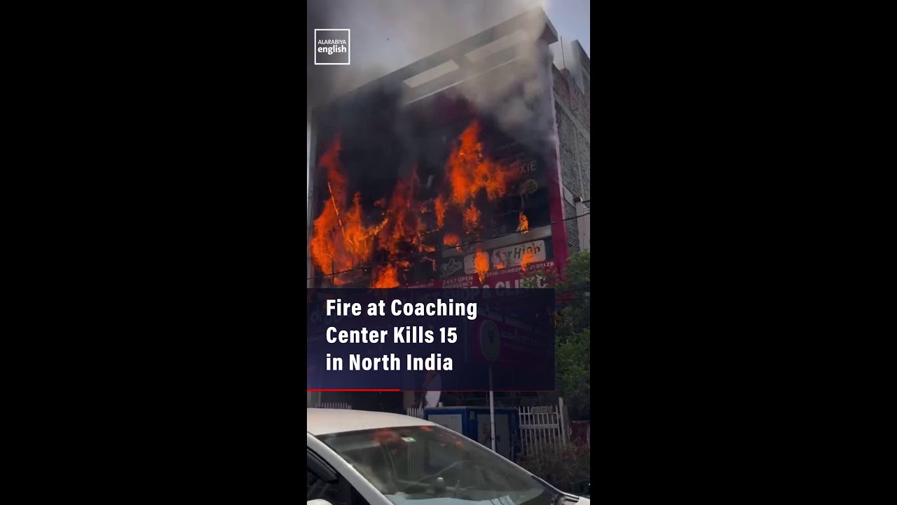 Fire at Coaching Center Kills 15 in North India
