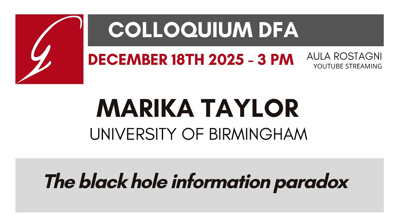 Marika Taylor - The black hole information paradox