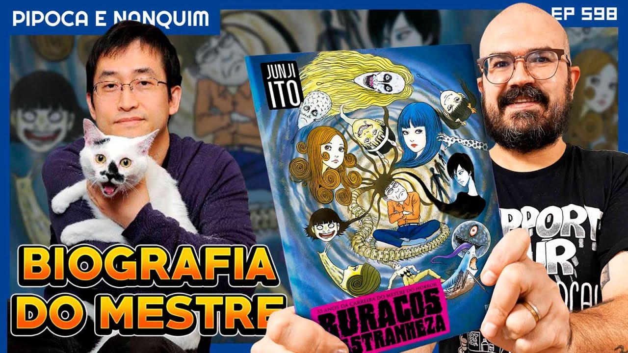 O que você encontra na autobiografia de Junji Ito: BURACOS DA ESTRANHEZA