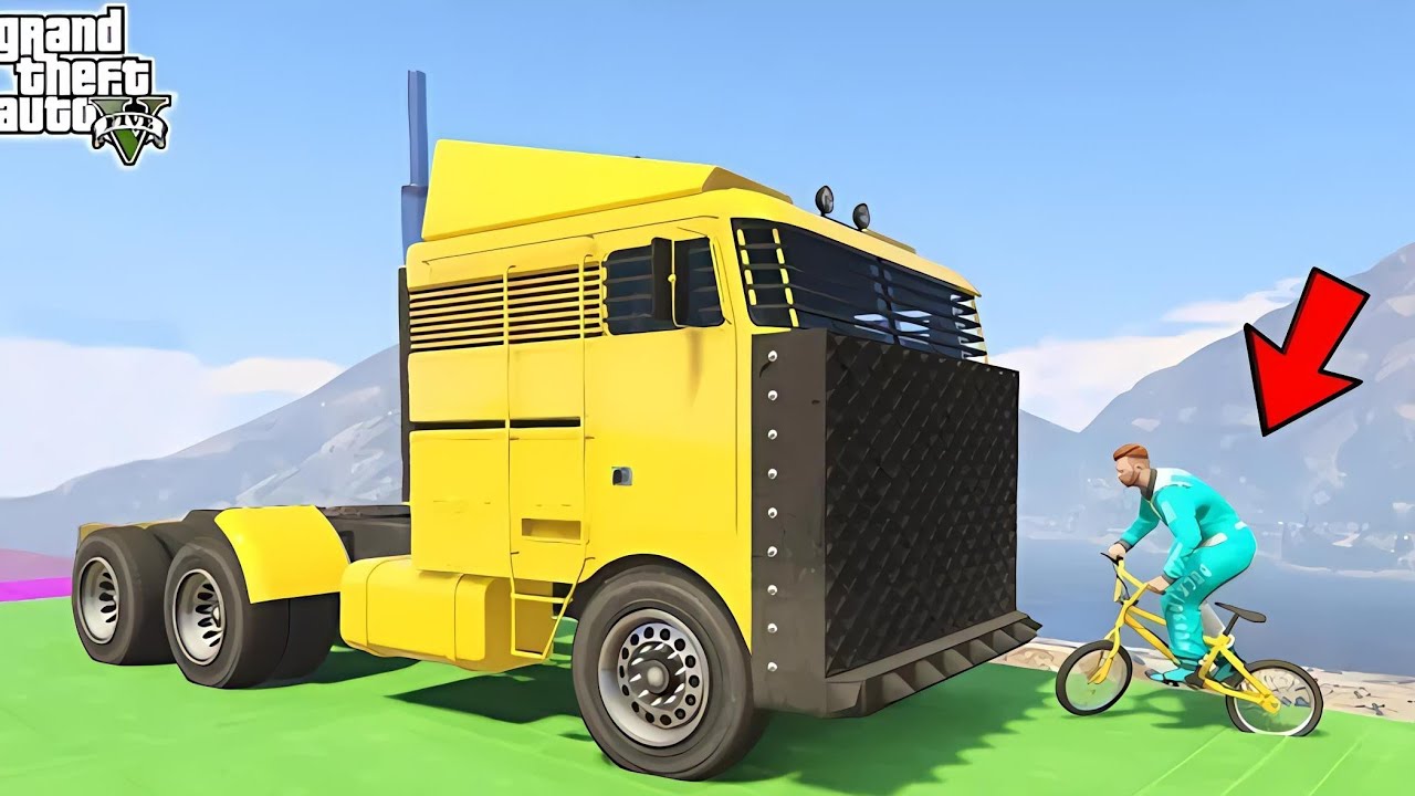 Car vs Car Parkour Race GTA V | All People Left This Race  | 