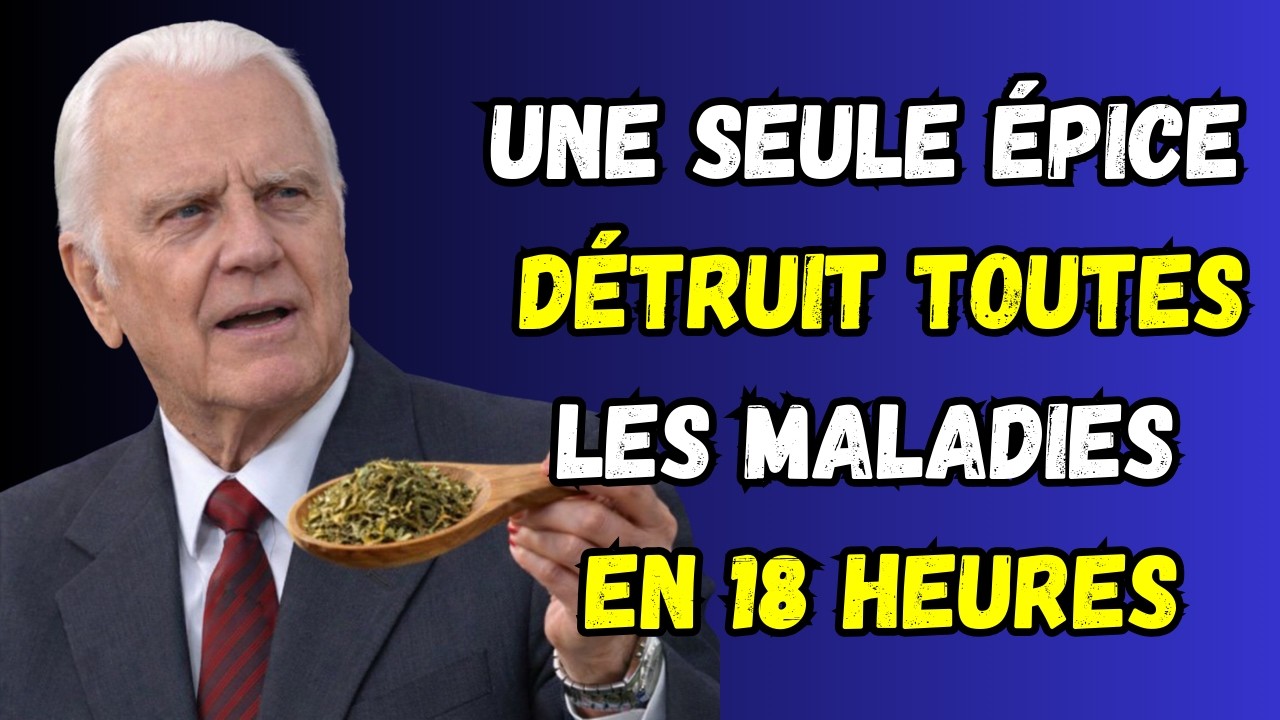 Utilisez cette épice tous les jours et vous vivrez jusqu’à 100 ans | Billy Graham