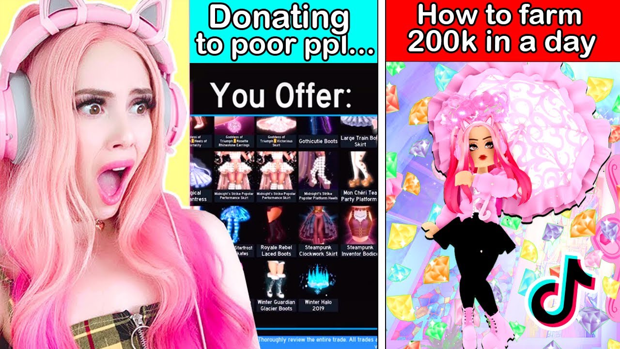Reacting To Royale High TikToks That Will Blow Your Mind! Roblox