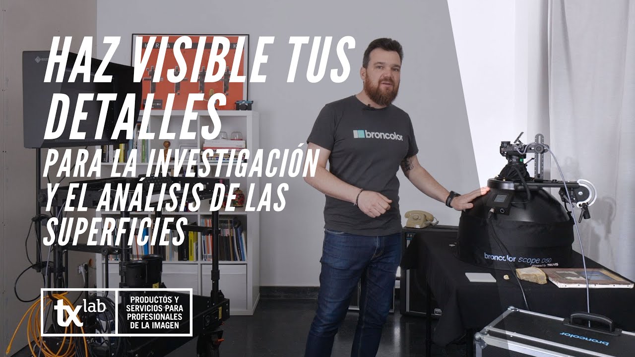 Explorando texturas y detalles con el analizador de superficies RTI de Broncolor Scope
