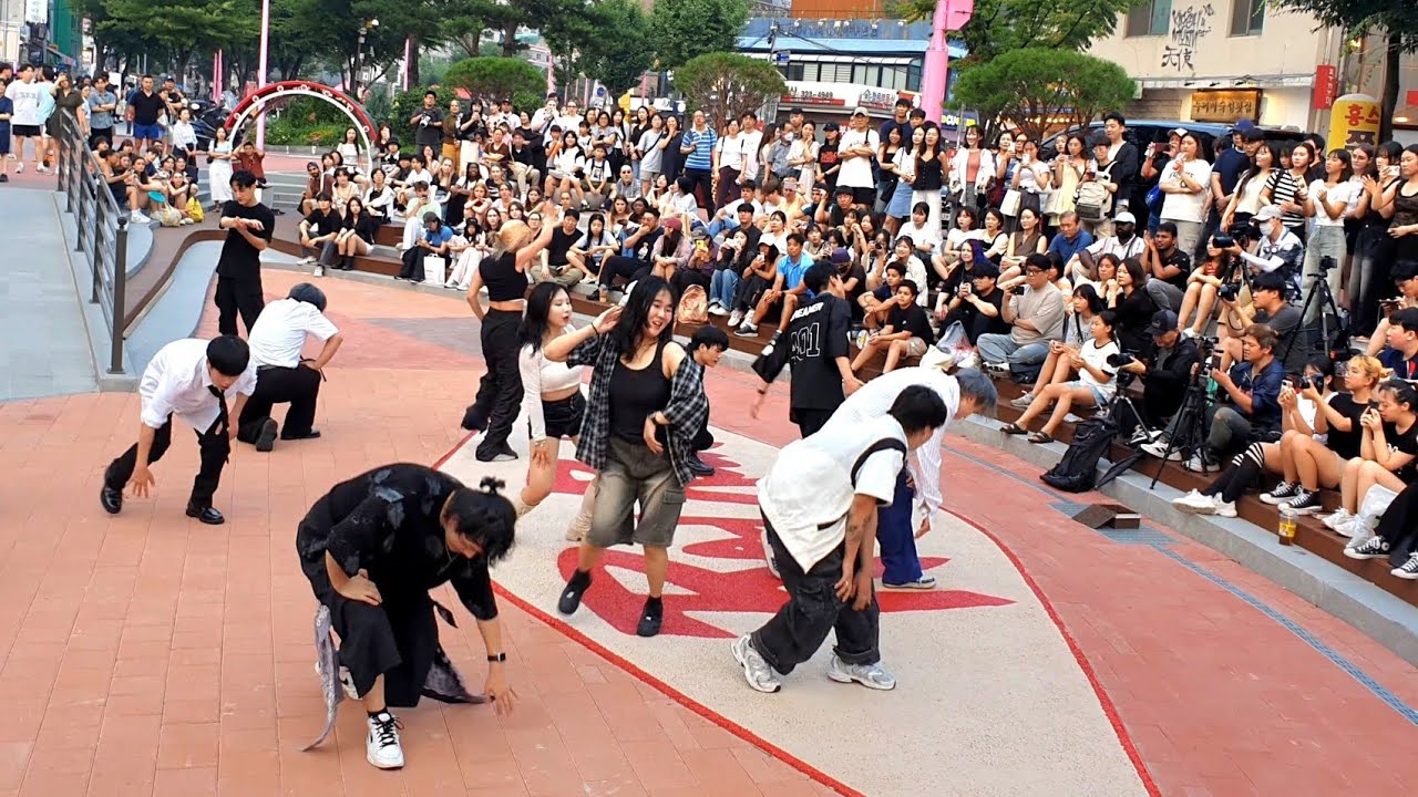 [STREET ARTIST] HAF. INTERACTIVE HONGDAE BUSKING. 240713.