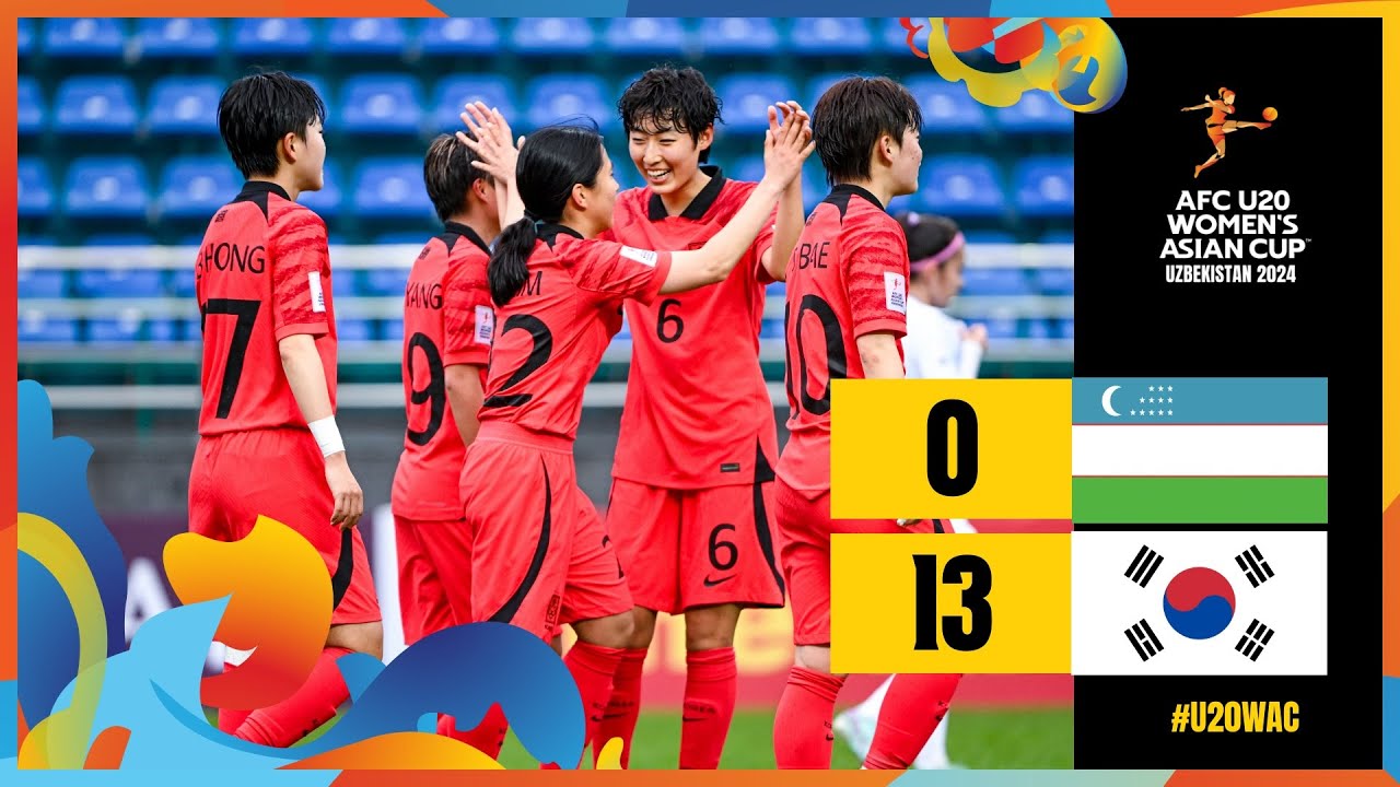 Full Match | AFC U20 Women's Asian Cup Uzbekistan 2024™ | Group stage | Uzbekistan vs Korea Republic