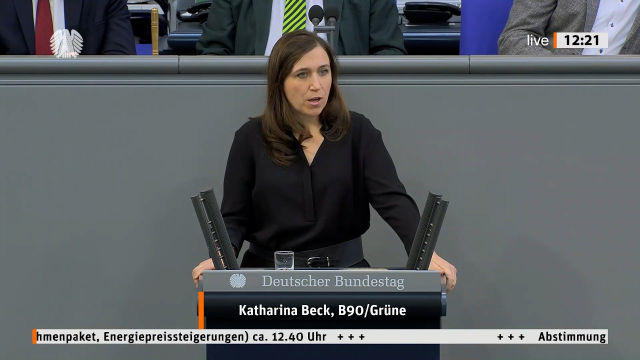 Katharina Beck | Rede zu Energiepreissteigerungen und Ma&szlig;nahmen der Bundesregierung | 19.03.2026