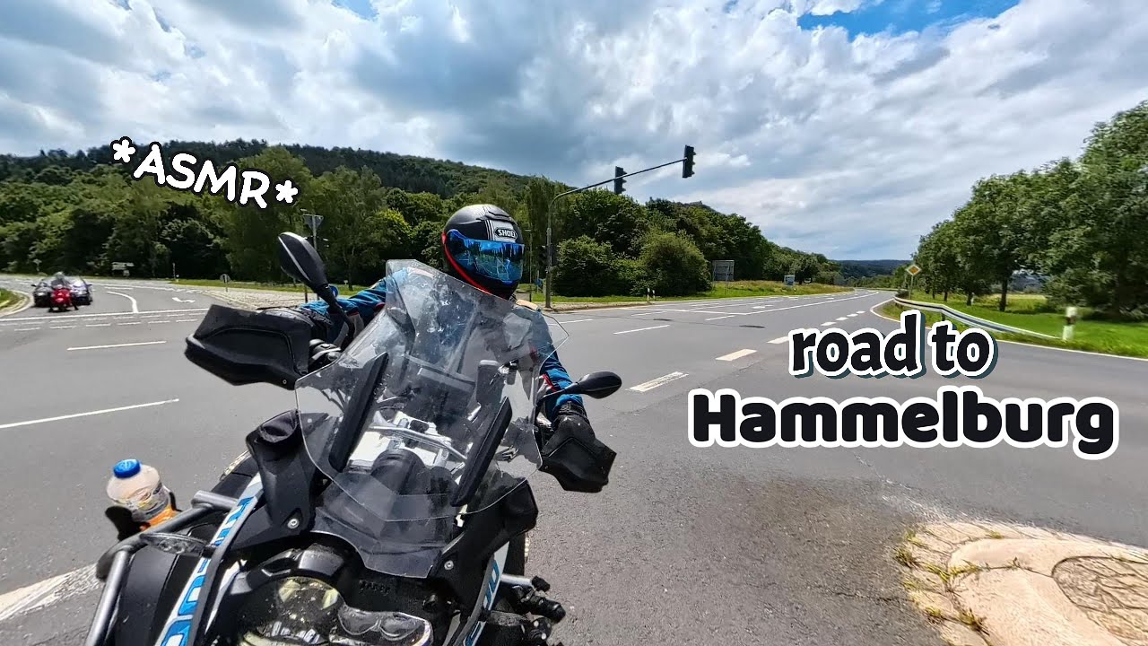 [4K] 🇩🇪 Hammelburg Germany | Driving on BMW R1200GSA #asmr #bmwr1200gsa #bmwmotorrad #asmrvideo