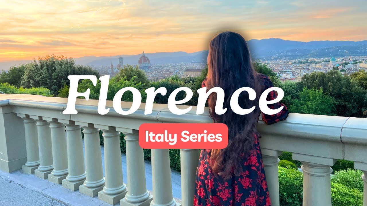Explore Florence with me + BEST SUNSET SPOT 🌤️🇮🇹